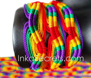 Rainbow Zigzag Friendship Bracelets, 250 to 2500 Pcs