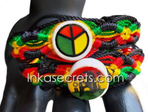 Rasta Ceramic Bead Round Friendship Bracelets, 250 to 1000 Pcs