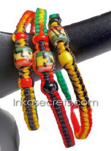 50 Rasta Ceramic Friendship Bracelets