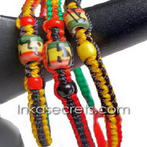 50 Rasta Ceramic Friendship Bracelets