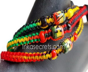 Rasta Ceramic Friendship Bracelets,  250 to 2500 Pcs