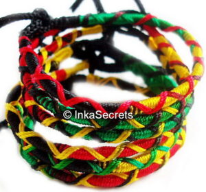 50 Rasta Criss Cross Friendship Bracelets