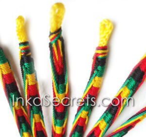 Rasta Fishbone Knot Friendship Bracelets, 250 to 2500 Pcs